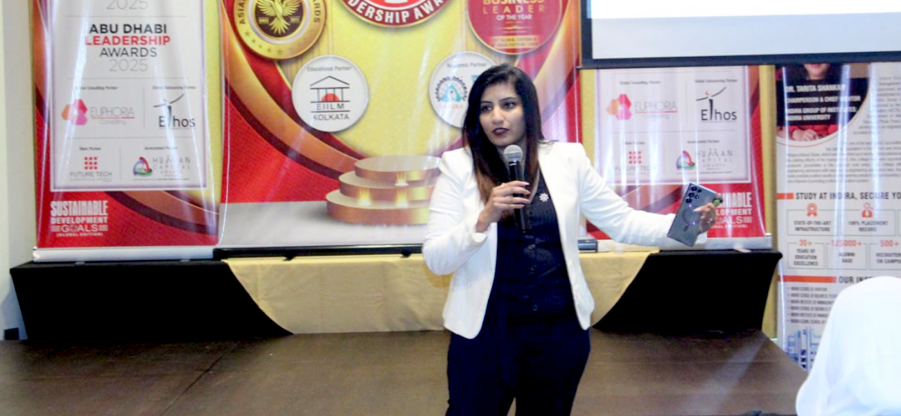 Abu Dhabi Leadership Awards 2025 - Dr. Rajashree Vichare Speech