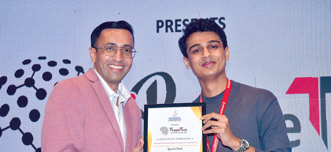 PeopleTech Summit & Awards 2025 - Sparsh Patel Award