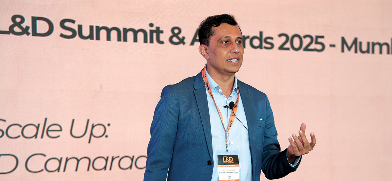 Ashish Patel Presenting at L&D Summit Mumbai 2025